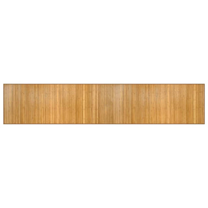 Rug Rectangular Bamboo Width 80 cm Natural 400 cm