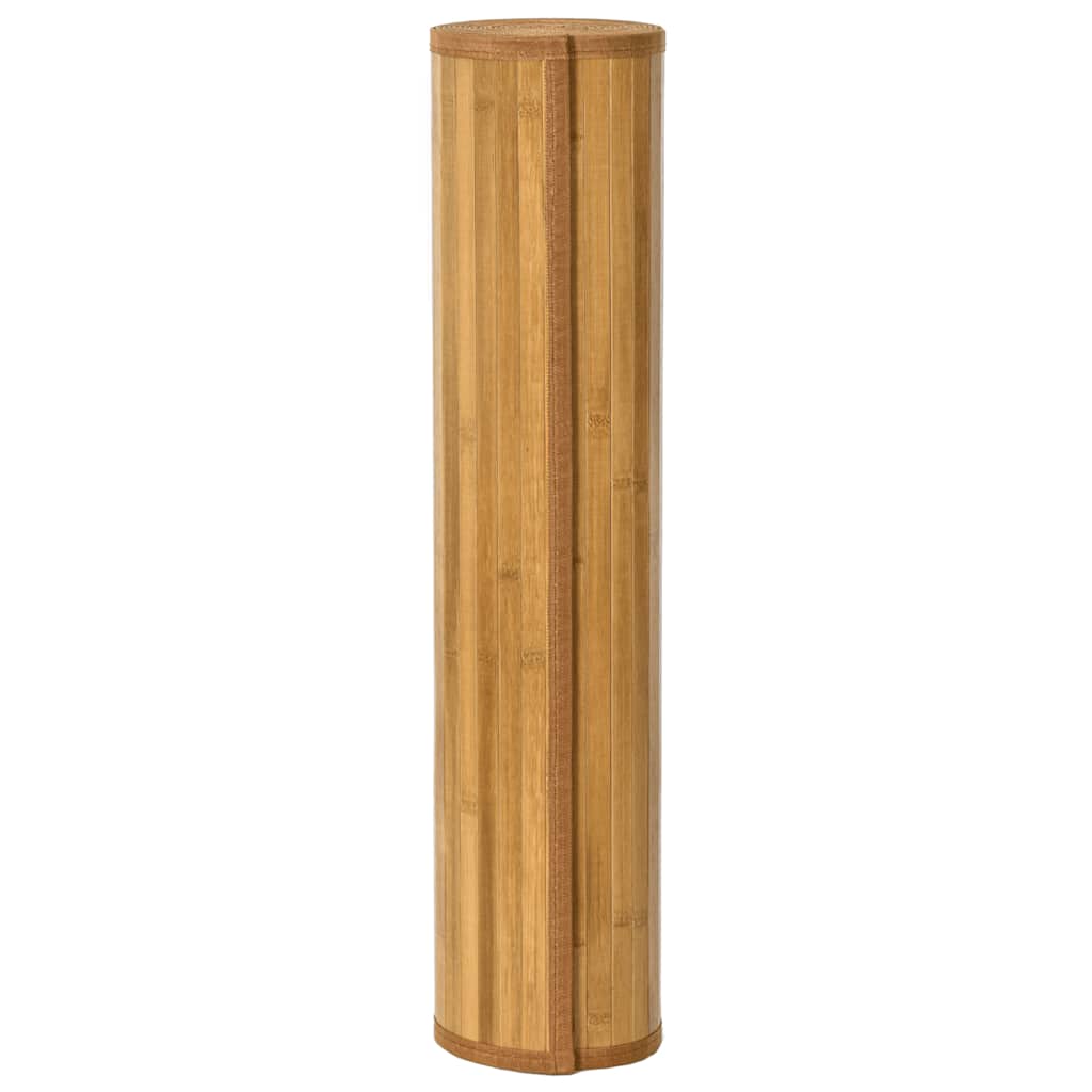 Rug Rectangular Bamboo Width 80 cm Natural 400 cm