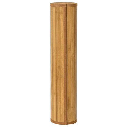 Rug Rectangular Bamboo Width 80 cm Natural 400 cm