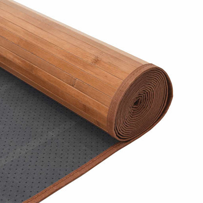 Rug Rectangular Bamboo Width 80 cm Natural 400 cm