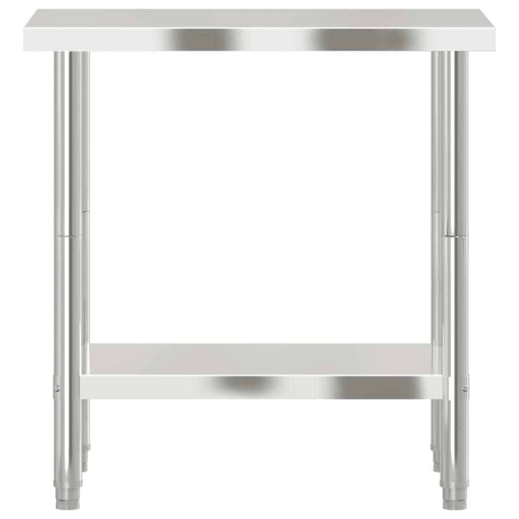 Kitchen Work Table Stainless Steel 82.5 cm 55 cm