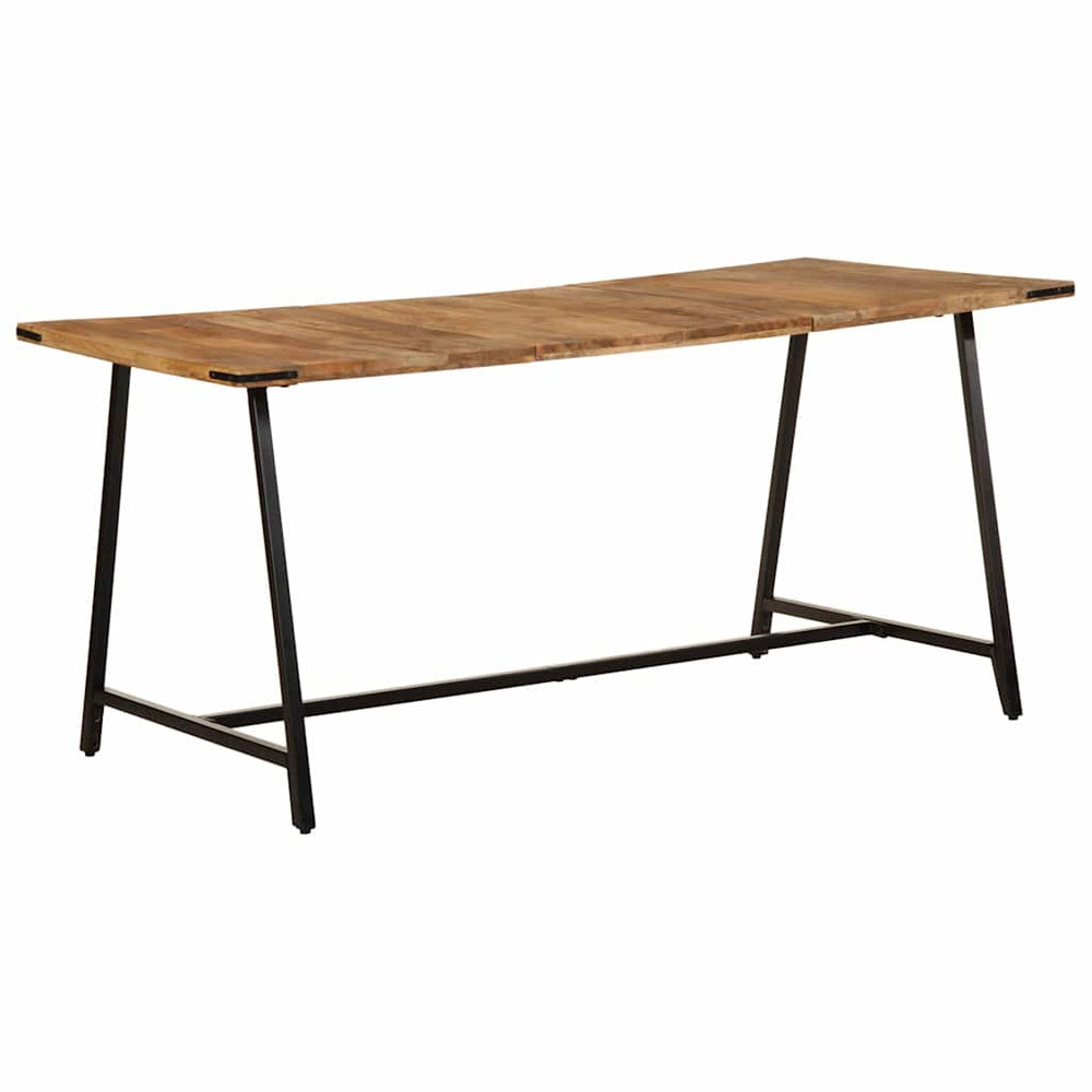 vidaXL Dining Table Solid Wood Mango