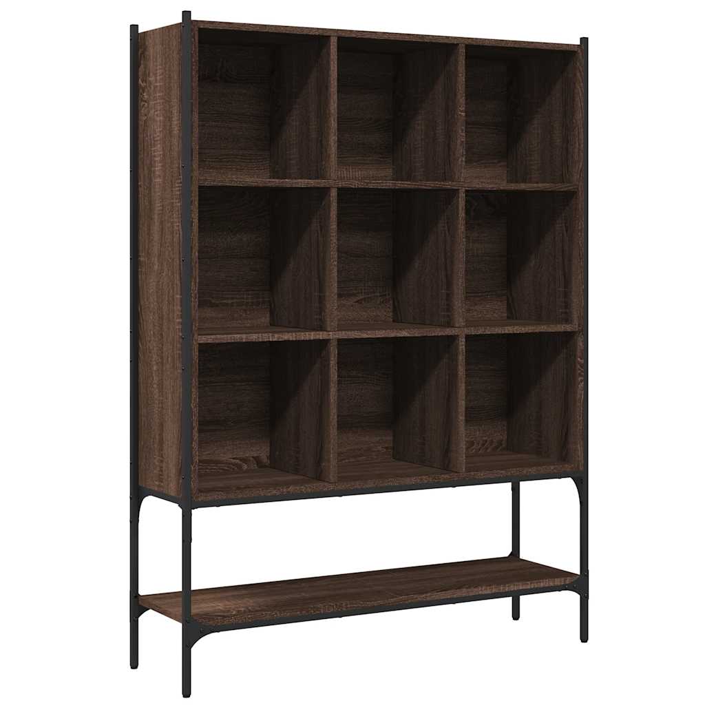 Bookcase 102x30x141,5 cm Engineered Wood Brown oak