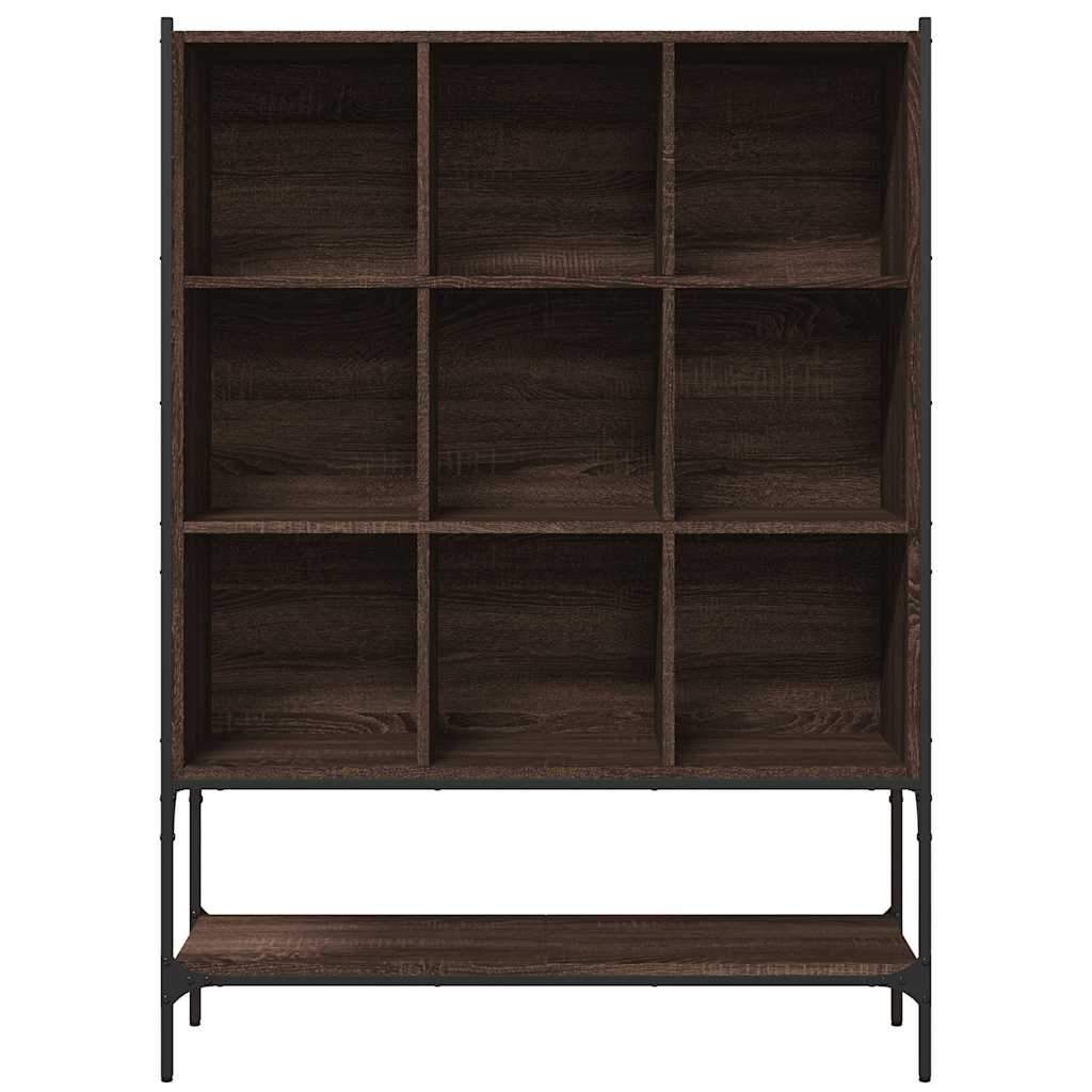 Bookcase 102x30x141,5 cm Engineered Wood Brown oak