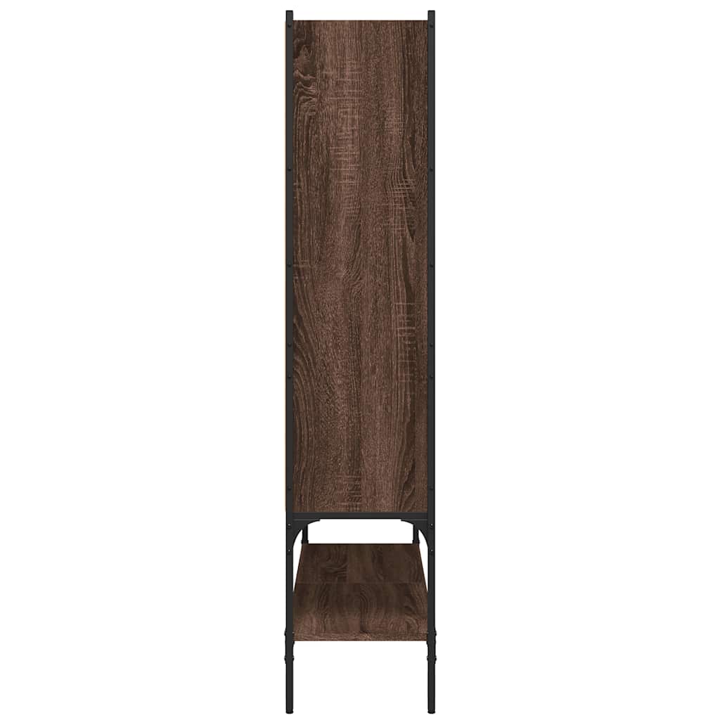 Bookcase 102x30x141,5 cm Engineered Wood Brown oak