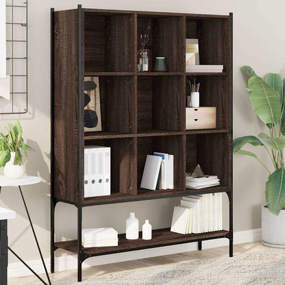 Bookcase 102x30x141,5 cm Engineered Wood Brown oak