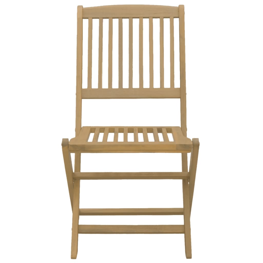 vidaXL 9 Piece Garden Dining Set Solid Wood Acacia 5
