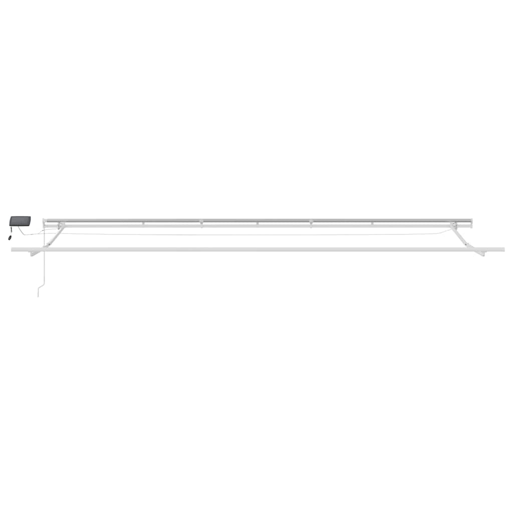 vidaXL Retractable Awning Burgundy 600 x 300 cm Fabric and Aluminium 6