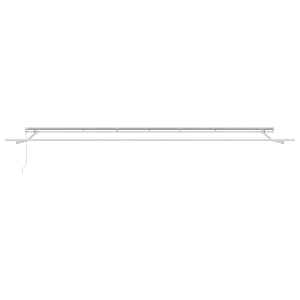 vidaXL Manual Retractable Awning Burgundy 600x300 cm 5