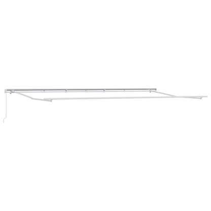 vidaXL Manual Retractable Awning Burgundy 600x300 cm 6