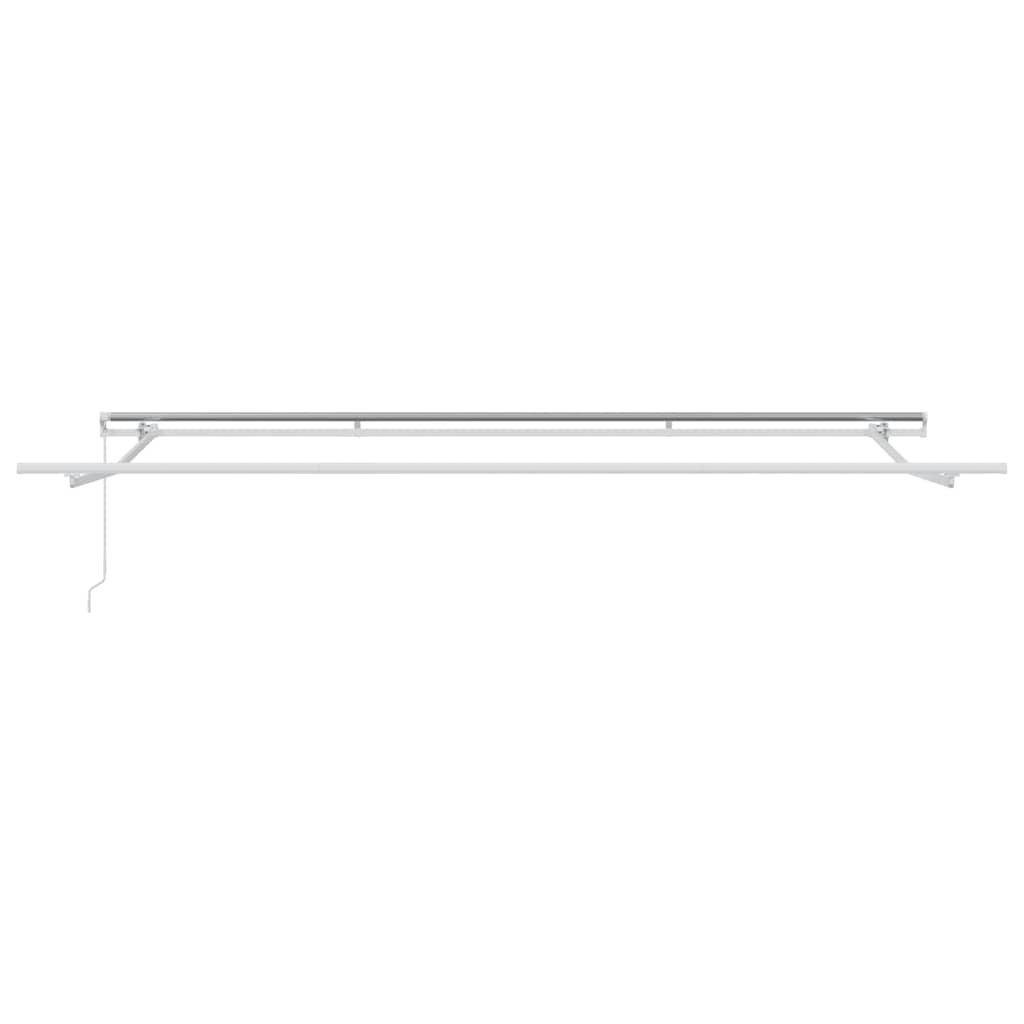 vidaXL Manual Retractable Awning Brown 400x300 cm 4