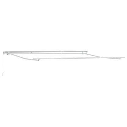 vidaXL Manual Retractable Awning Brown 400x300 cm 6
