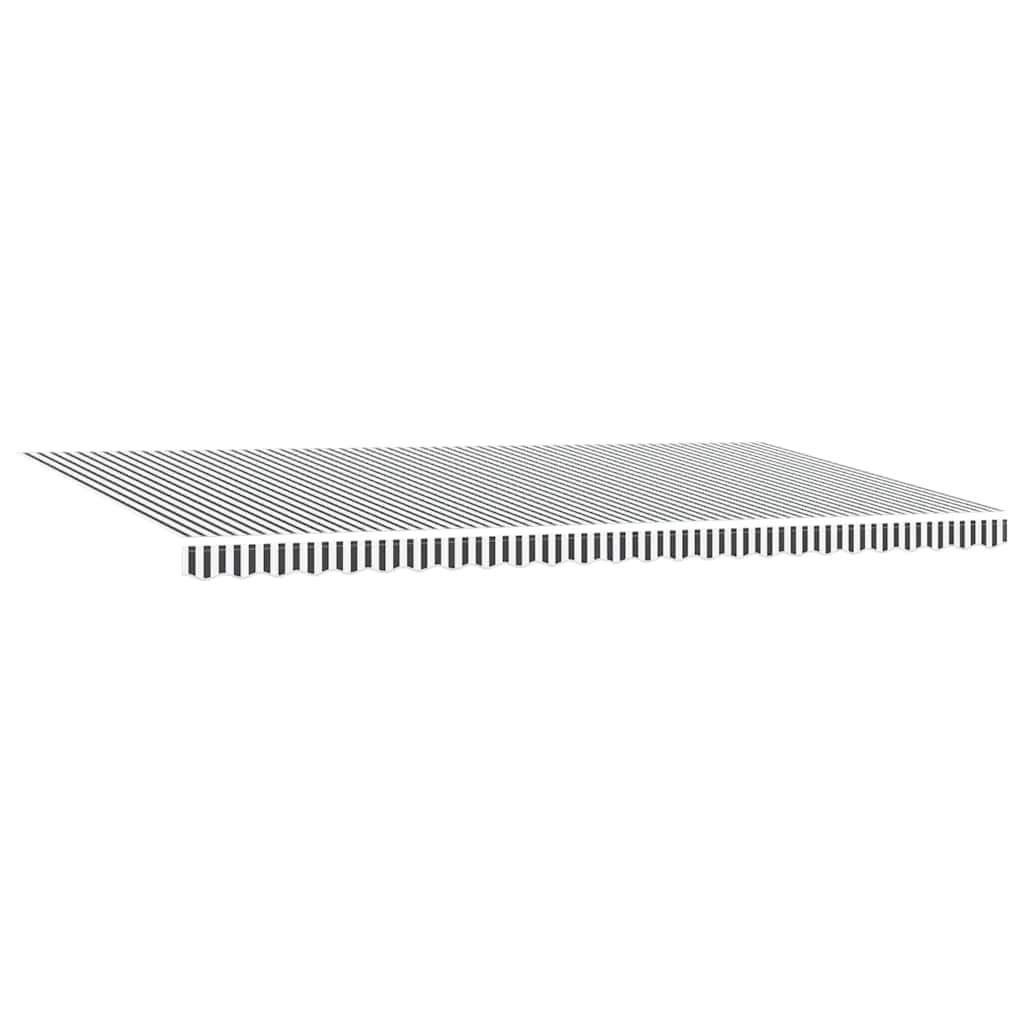 vidaXL Retractable Awning Anthracite and White 600 x 300 cm 6