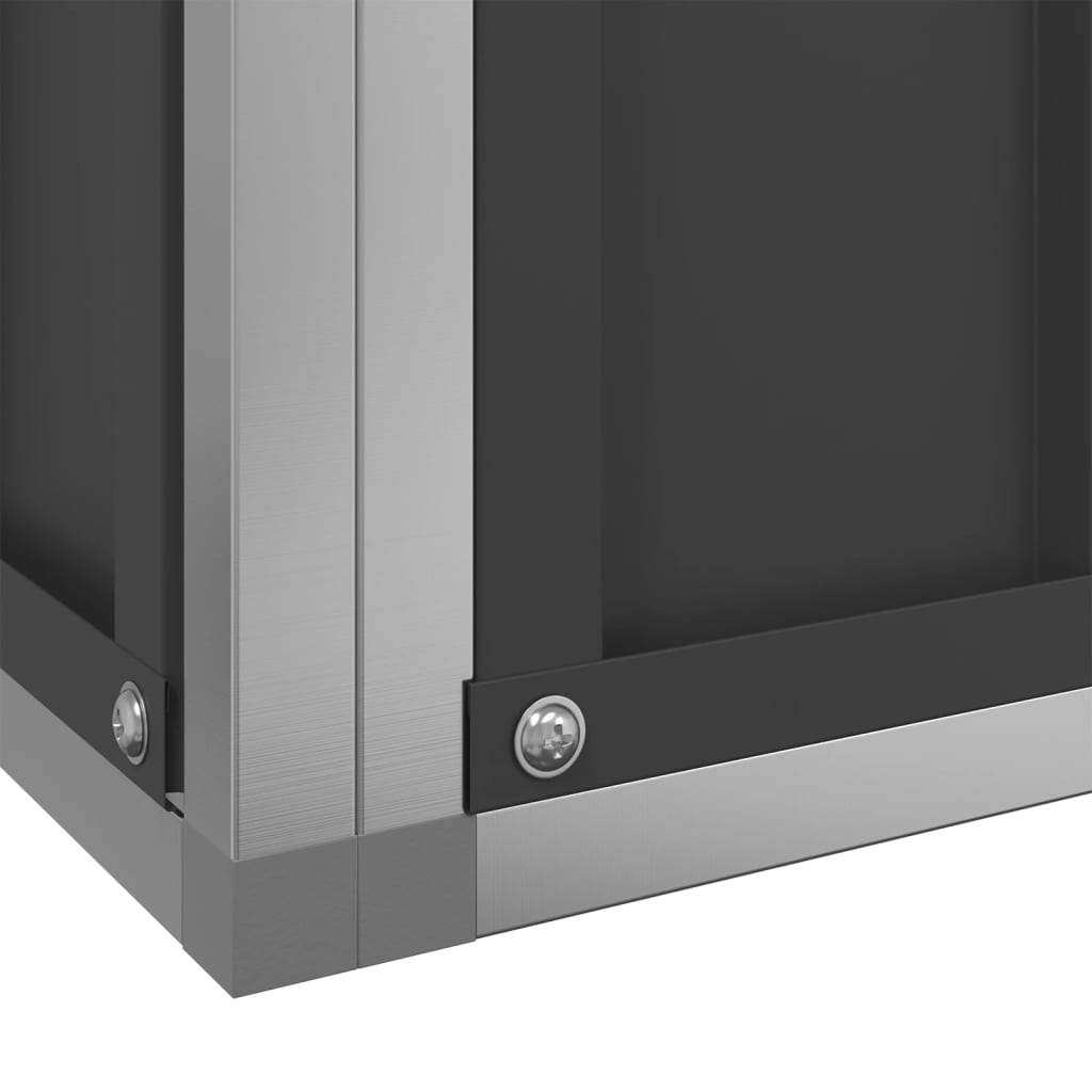 vidaXL Aviary with Extension Silver 623x203x216 cm Steel 6