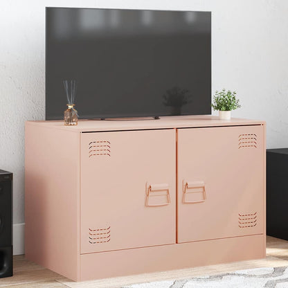 TV Cabinet 67x39x44 cm Steel Pink 1