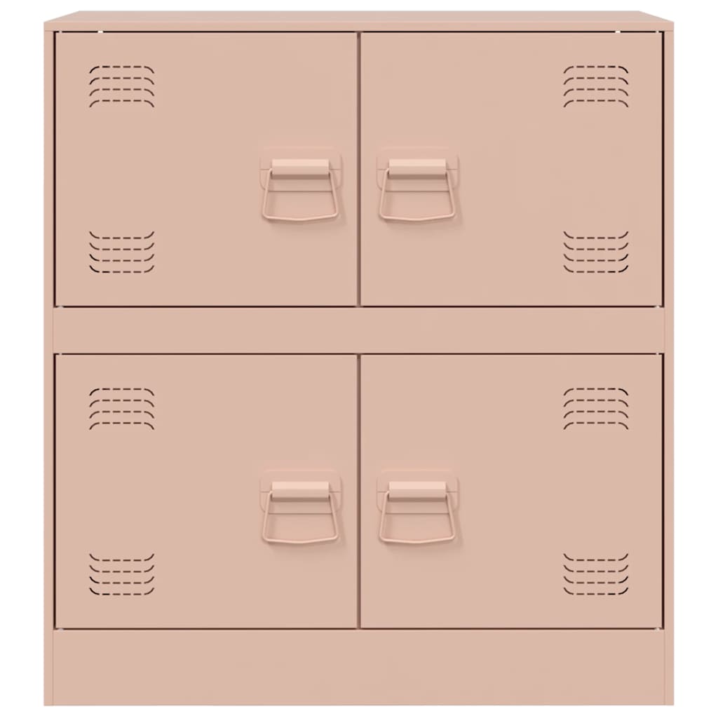 Sideboard 67x39x73 cm Steel Pink
