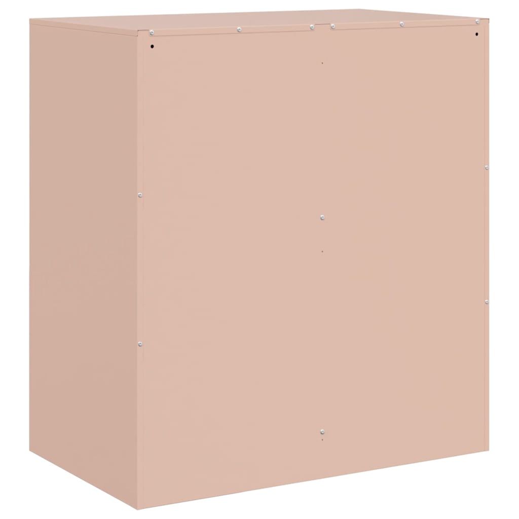 Sideboard 67x39x73 cm Steel Pink