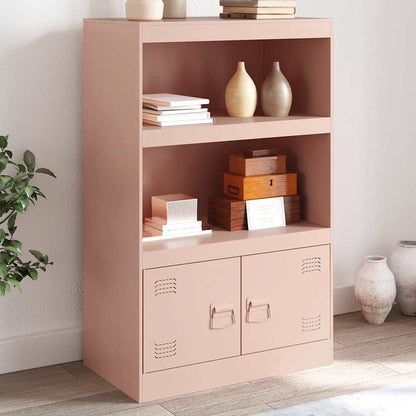 Sideboard 67x39x107 cm Steel Pink