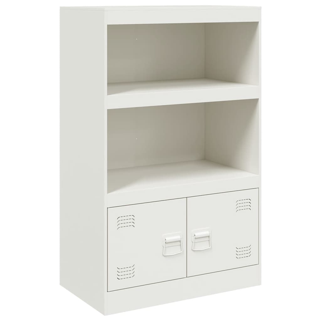 Sideboard 67x39x107 cm Steel White
