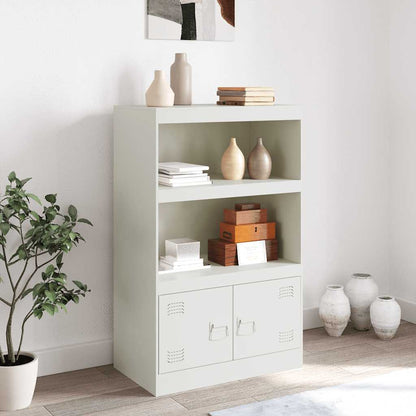 Sideboard 67x39x107 cm Steel White