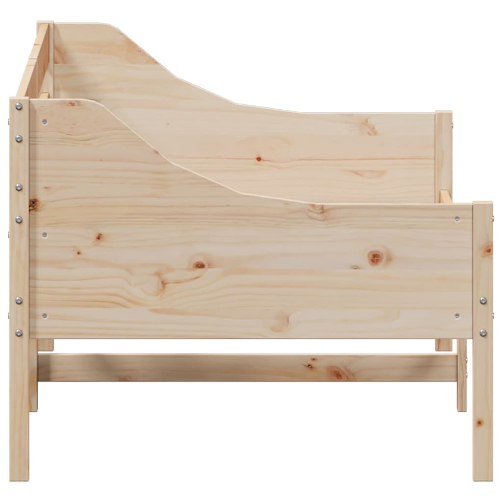 Day Bed without Mattress Solid Wood Pine Natural 80 cm 200 cm