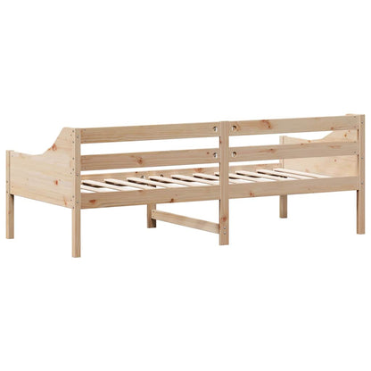 Day Bed without Mattress Solid Wood Pine Natural 80 cm 200 cm