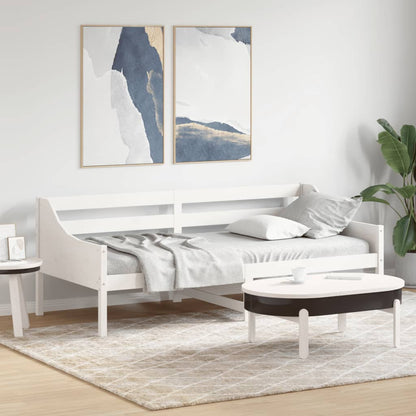 Day Bed without Mattress Solid Wood Pine White 80 cm 200 cm