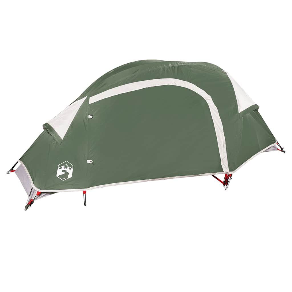 Camping Tent Dome 1-Person Waterproof Green