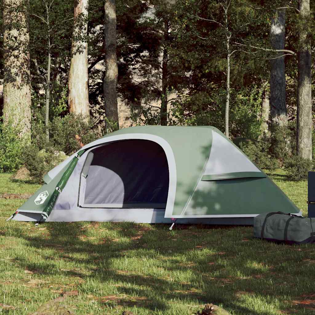 Camping Tent Dome 1-Person Waterproof Green