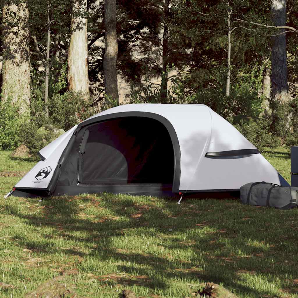 Camping Tent Dome 1-Person Waterproof White blackout