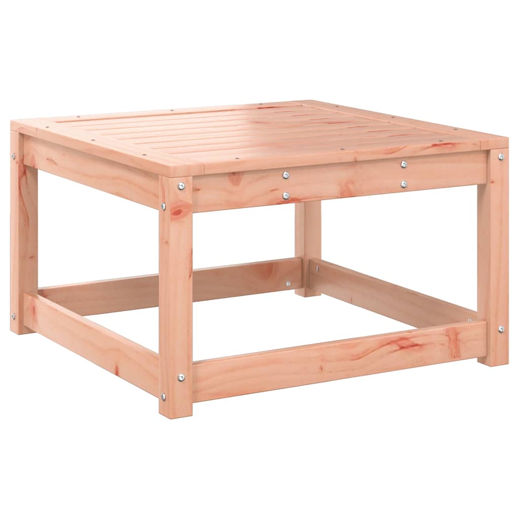 Garden Footstool Solid Wood Pine Natural douglas With cushions