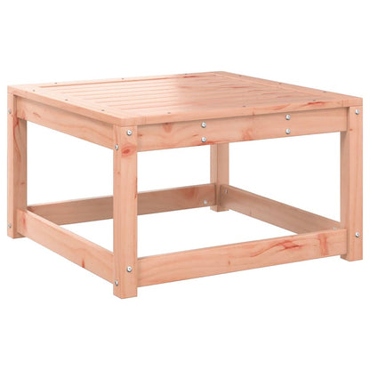 Garden Footstool Solid Wood Pine Natural douglas With cushions