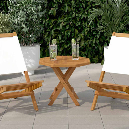 Table Top Solid Teak Wood 2,5 cm 40 cm 50 cm 50 cm Octagonal