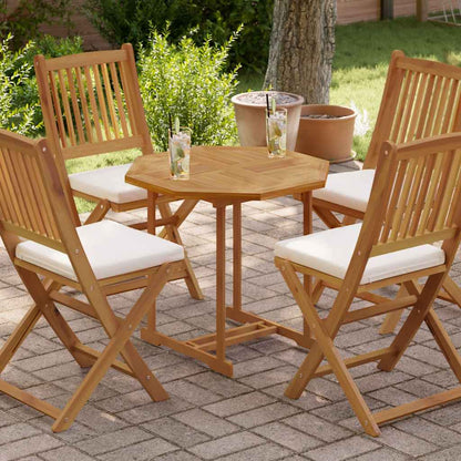 Table Top Solid Teak Wood 2,5 cm 40 cm 70 cm 70 cm Octagonal
