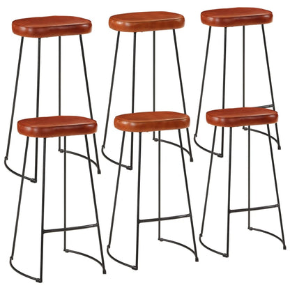 vidaXL 7 Piece Bar Set Solid Rough Wood Mango and Metal 2