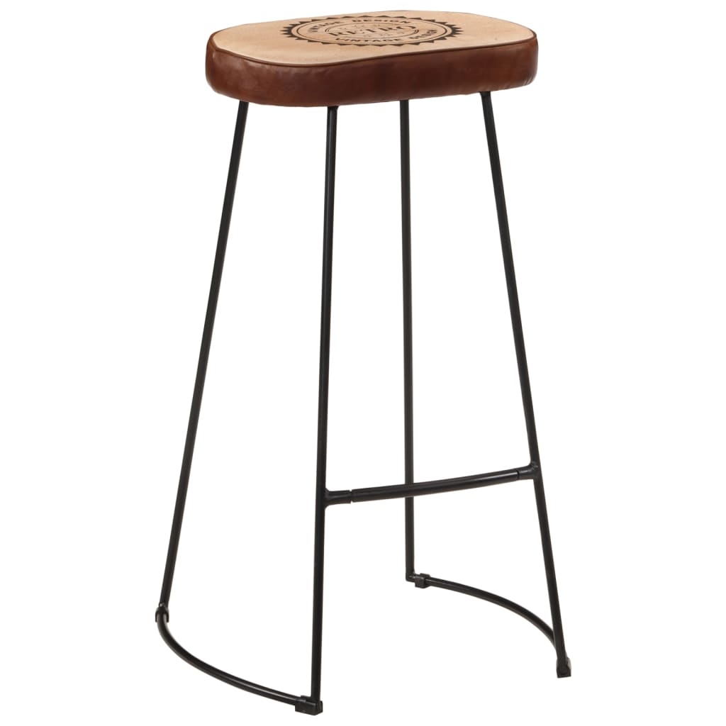vidaXL 7 Piece Bar Set Solid Rough Wood Mango and Metal 3