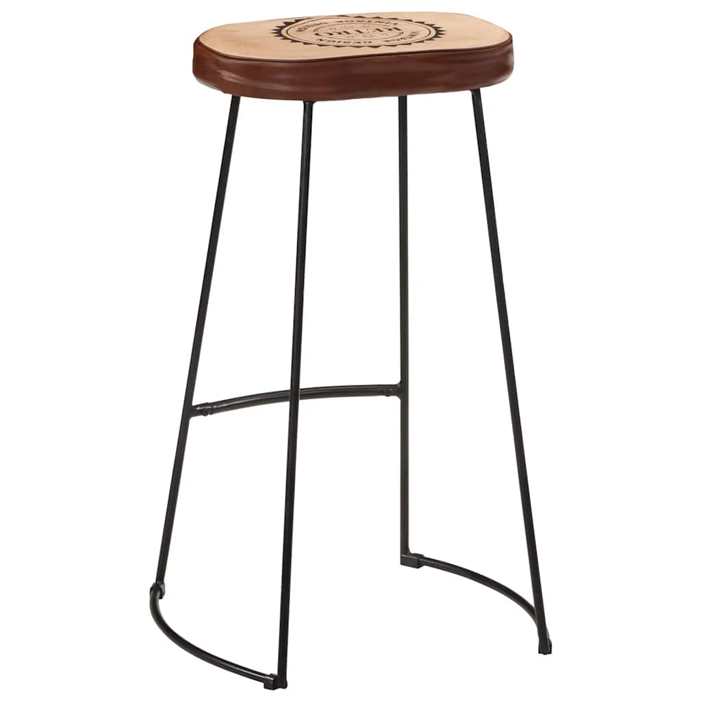 vidaXL 7 Piece Bar Set Solid Rough Wood Mango and Metal 6