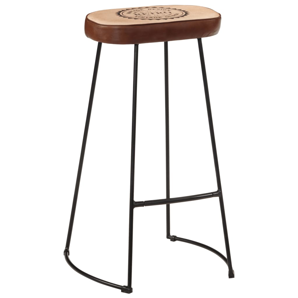 vidaXL 5 Piece Bar Set Solid Rough Wood Mango and Metal 3