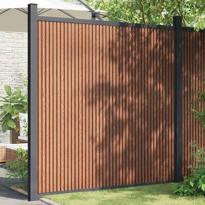 vidaXL Fence Panel WPC Brown