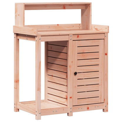 Potting Table with Shelves 82,5x50x109,5 cm Solid Wood Pine Natural douglas