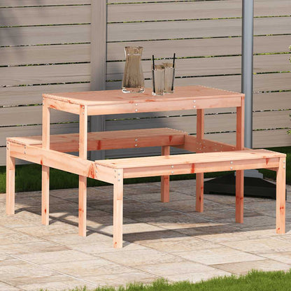 Picnic Table Solid Wood Pine Natural douglas 110 x 134 x 75cm