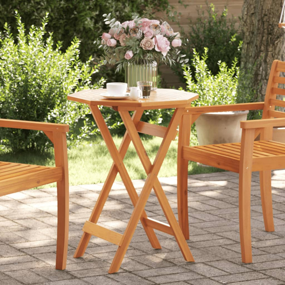 vidaXL Folding Garden Table Solid Acacia Wood