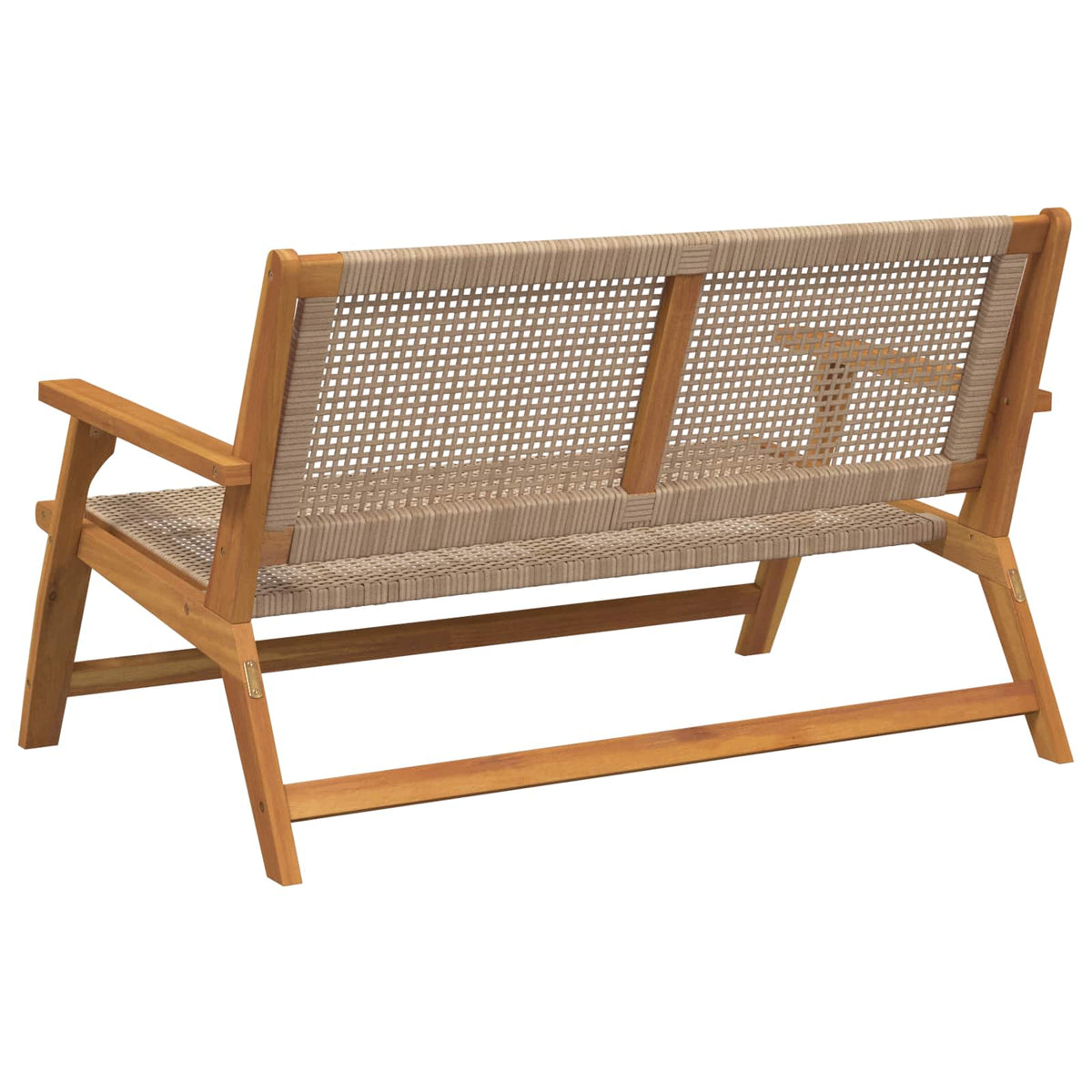 Garden Relax Solid Acacia Wood Beige Bench