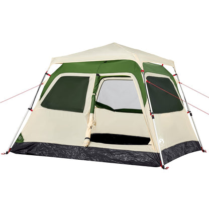 Family Tent Dome Quick Release Green 4-person