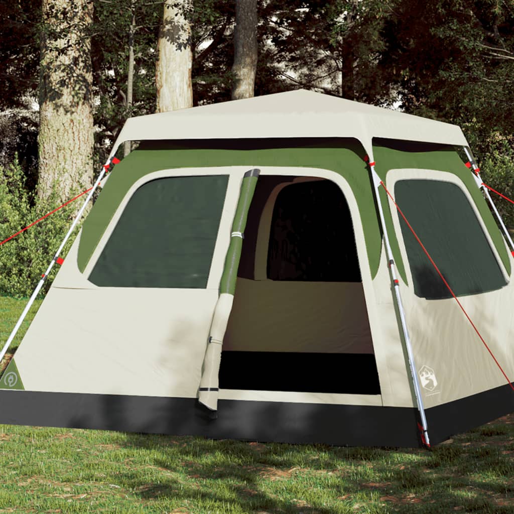 Family Tent Dome Quick Release Green 4-person