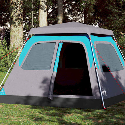 Family Tent Dome Quick Release Blue 4-person