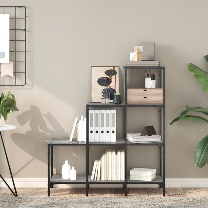 Bookcase Engineered Wood and Metal 92 cm 102 cm