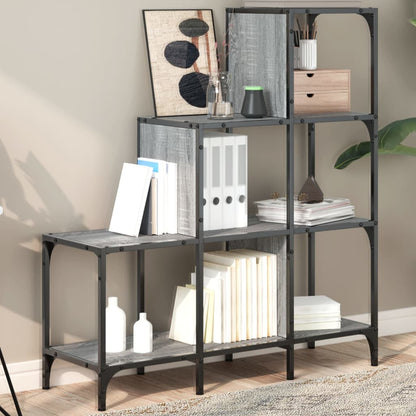 Bookcase Engineered Wood and Metal 92 cm 102 cm