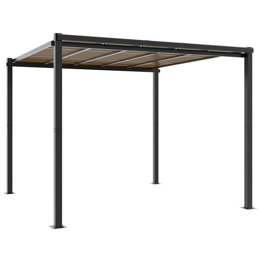 vidaXL Garden Gazebo Anthracite 3x3 m Aluminium 2
