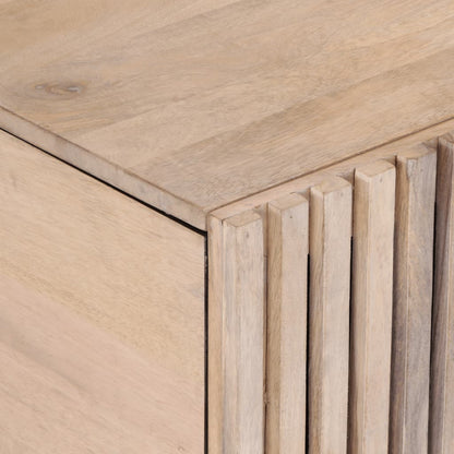Coffee Table 80x51x40 cm Solid Wood Mango White Solid mango wood